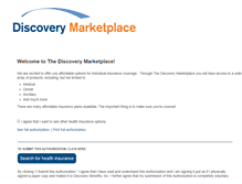 Tablet Screenshot of discoverymarketplace.com
